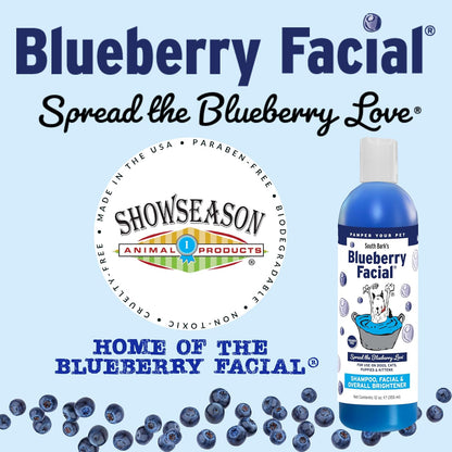 Blueberry facial shampoo for dogs and cats professional grooming