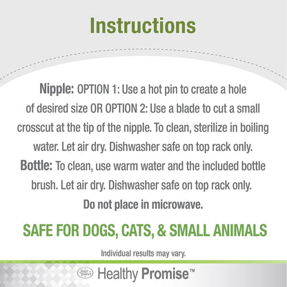 Long handled scrubbing brush included in the Four Paws animal feeding set.