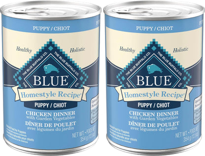 USA imported Blue Buffalo homestyle chicken patÃ© dog food for puppies