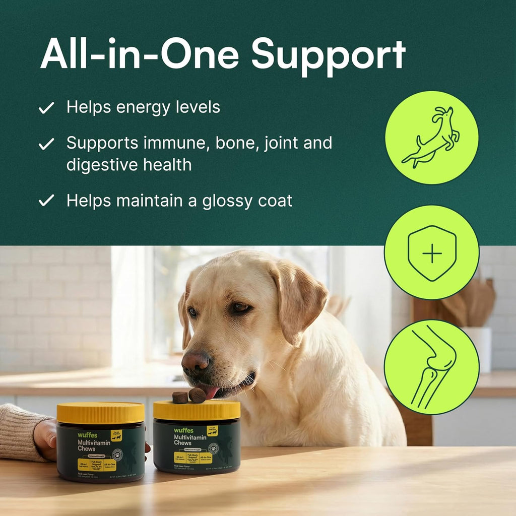 Wuffes 30 count multivitamin container size reference