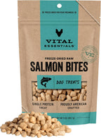Vital Essentials Freeze Dried Dog Treats | Salmon Bites, Single Protein | Premium Quality | Grain Free Training Treats for Dogs, 2.5 oz Bag - Image 14
