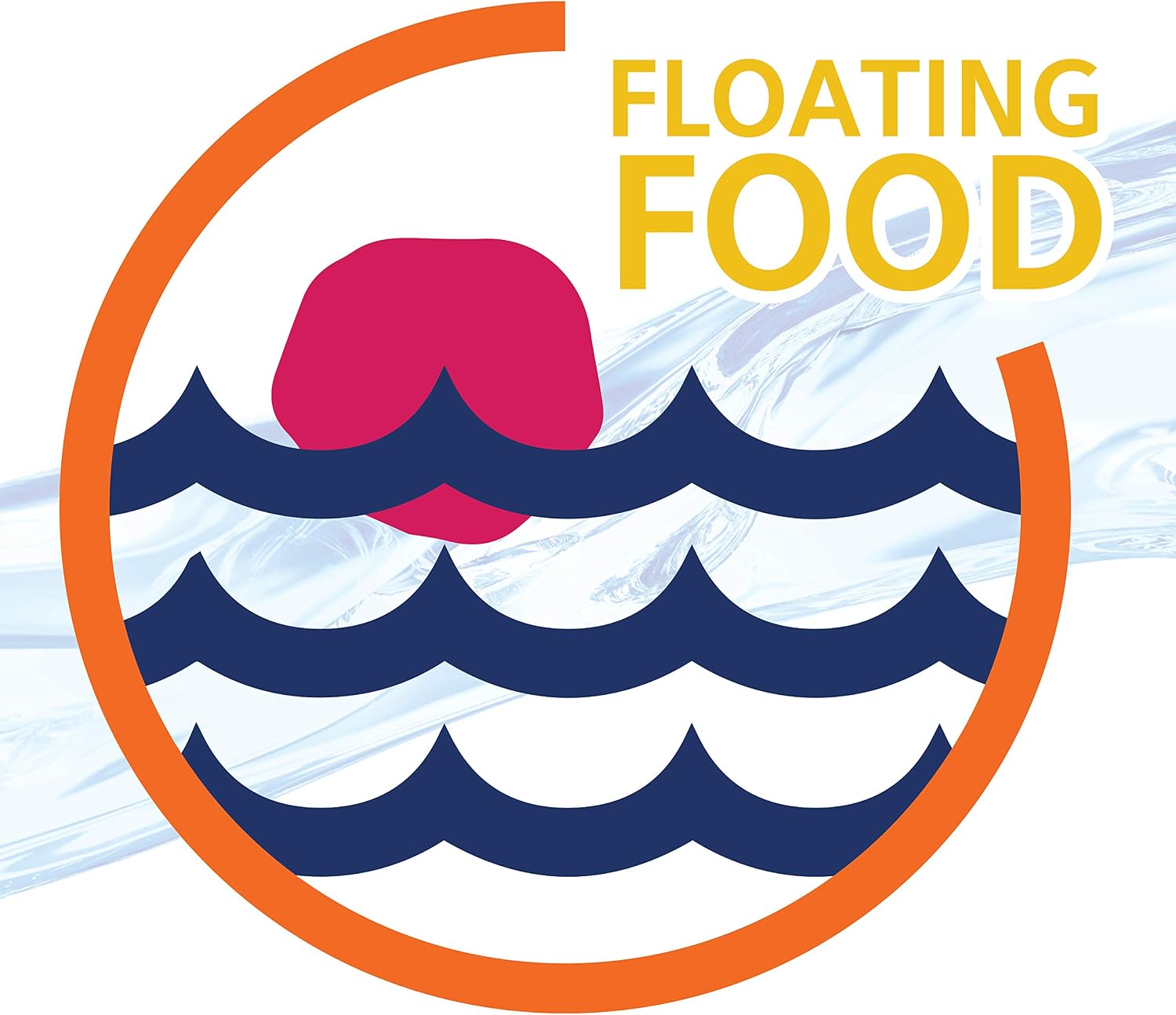 Top view of Aqueon Tropical Flakes fish food container lid