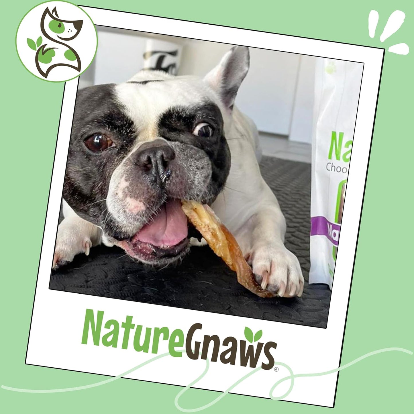 Nature Gnaws Beef Tendons Dog Chews natural grain free chew for medium dogs