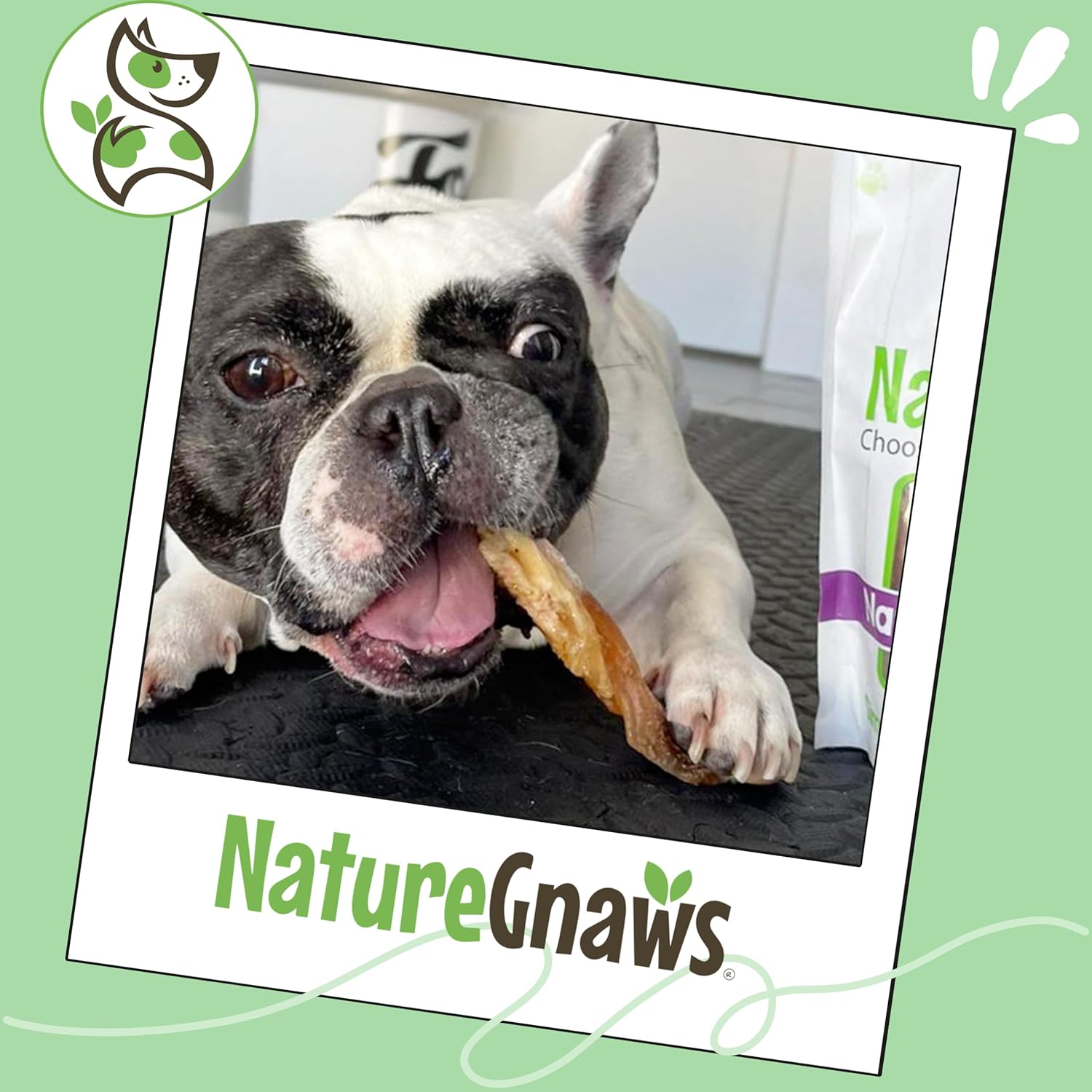 Nature Gnaws Beef Tendons Dog Chews natural grain free chew for medium dogs