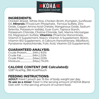 Kohapet wet dog food pack of 6 stacked for display