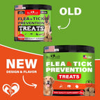 Beloved Pets natural dog pest defense chewables back label showing directions and ingredients