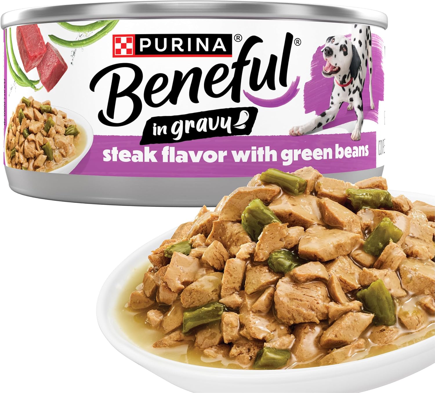 Purina Beneful with Real Chicken or Steak Flavor in Gravy Wet Dog Food Variety Pack - 5.5 oz. (Pack of 12) - Image 11