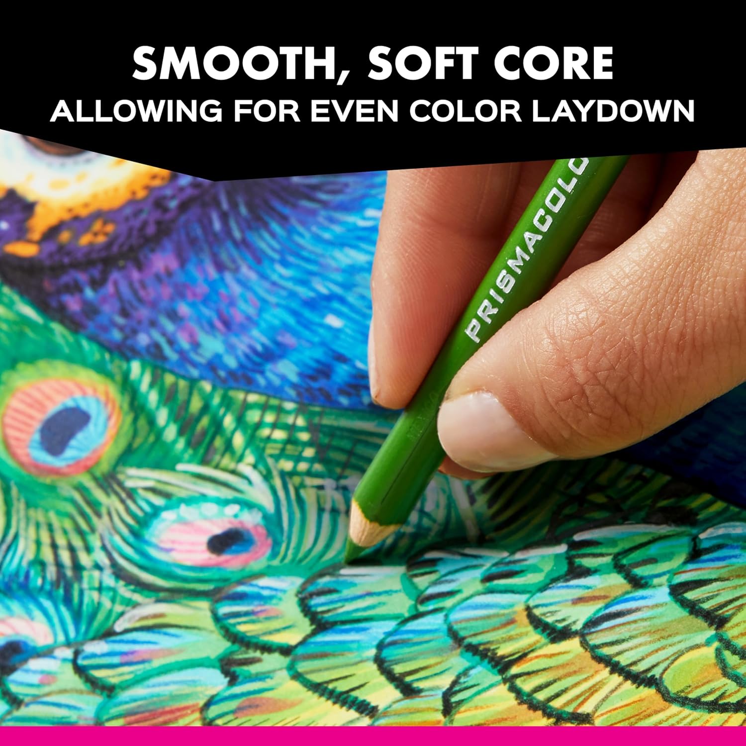 Prismacolor Premier Colored Pencils, Soft Core, Assorted Colors, 24 Count - Durable, Vibrant, Ultra-Smooth, Adult Coloring, Drawing, Sketching, Arts & Crafts - Image 4