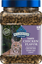 Blue Buffalo Wilderness Crunchy Cat Treats, Made with Natural Ingredients, Tasty Salmon Flavor, 12-oz Tub - Image 10