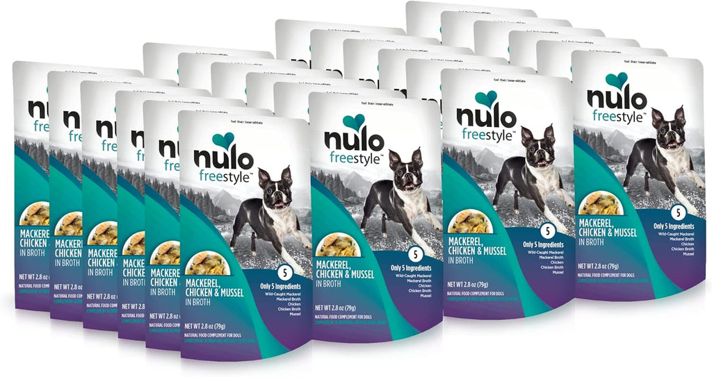 Nulo Freestyle Chicken & Green Beans in Broth Real Meat Dog Food Topper, 2.8 Ounce (Pack of 6) - Image 15