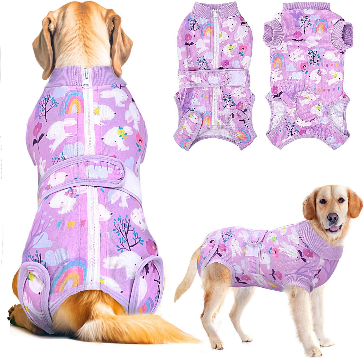 Lukovee anti licking dog surgical garment premium packaging view