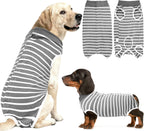 Recovery Suit for Dogs, Soft Dog Surgery Suit for Female Spay Male Neuter | Dog Cone Alternative Surgical Recovery Shirt for Abdominal Wounds, Anti-Licking Pet Clothes for Dogs Cats, Blue, Medium - Image 9