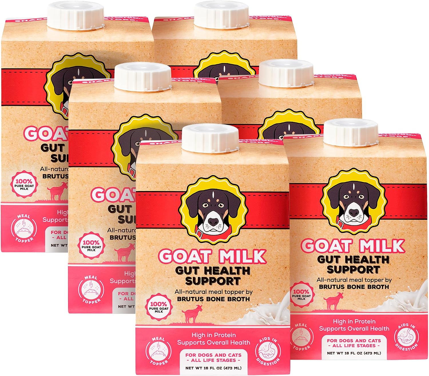 Brutus Chicken Broth Liquid for Dogs - All Natural Chicken Bone Broth for Dogs with Chondroitin Glucosamine Turmeric -Human Grade Dog Food Toppers for Picky Eaters & Dry Food -Tasty & Nutritious - Image 11