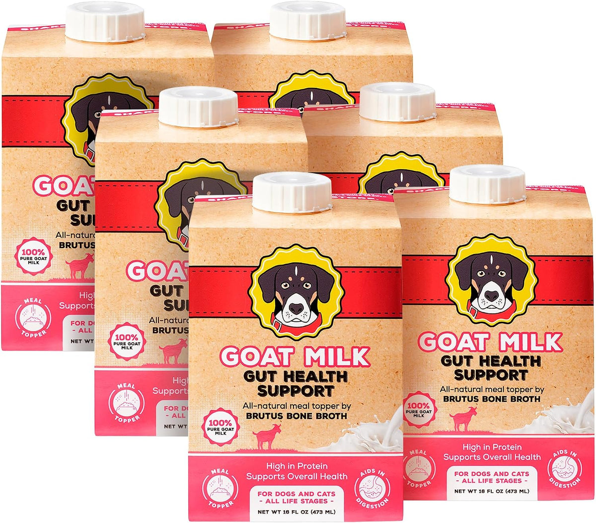 Brutus Chicken Broth Liquid for Dogs - All Natural Chicken Bone Broth for Dogs with Chondroitin Glucosamine Turmeric -Human Grade Dog Food Toppers for Picky Eaters & Dry Food -Tasty & Nutritious - Image 11