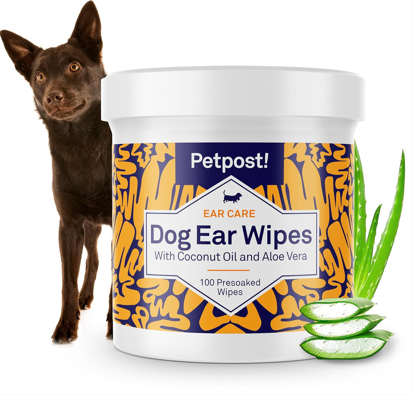 Petpost | Cat Ear Cleaner Wipes - Ultra Soft Cotton Pads in Coconut Oil Solution - Treatment for Removing Cat Ear Dirt & Wax 100 ct. - Image 10