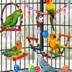 Kyouki bird playground accessories showing metal hanging hooks