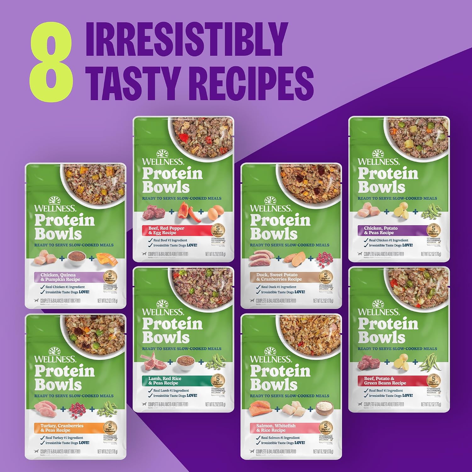 Wellness Protein Bowls natural ingredients and real chicken formula verification.