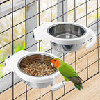 BNOSDM bird cage bowls with included feeding spoon