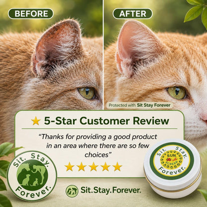 Sit Stay Forever safety first pet products organic sun blocker cream