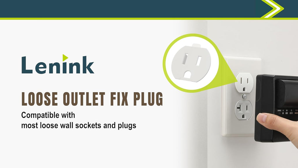 Instructional view of applying adhesive Lenink socket fixer to wall