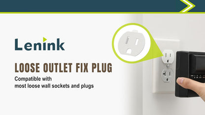 Instructional view of applying adhesive Lenink socket fixer to wall