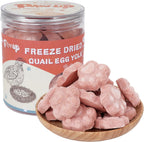 PAWUP Freeze Dried Quail Egg Yolk Pet Treats, Freeze-Dried Pet Food for Dogs, Cats, Pure Fresh Ingredient, 4.2 oz, Rawhide Free, Gluten&Grain Free - Image 10