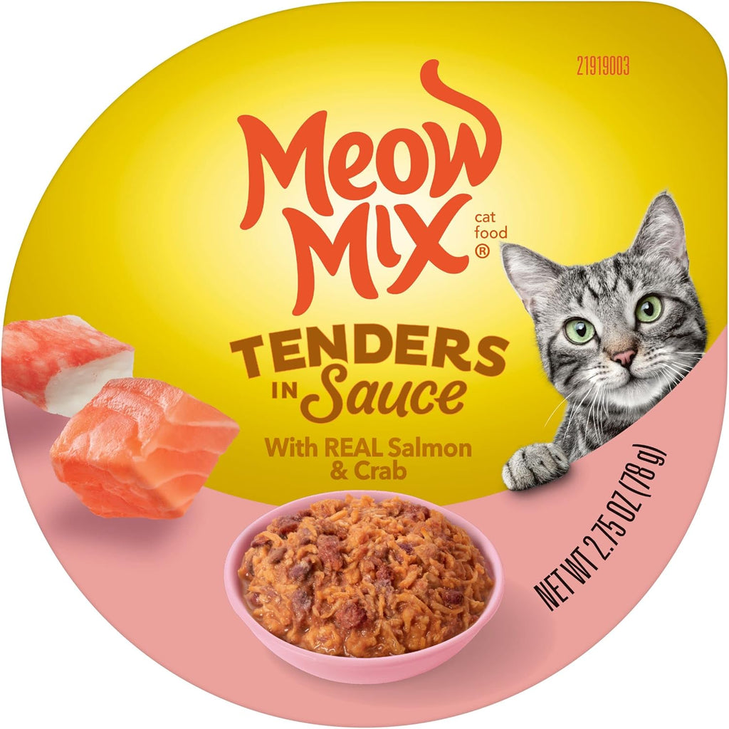 Meow Mix Tender Favorites Poultry & Beef Variety Pack, Wet Cat Food, 2.75 oz Cup (24 Pack) - Image 15