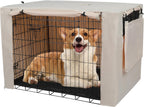 Deblue wire crate accessory cover completely folded for compact storage