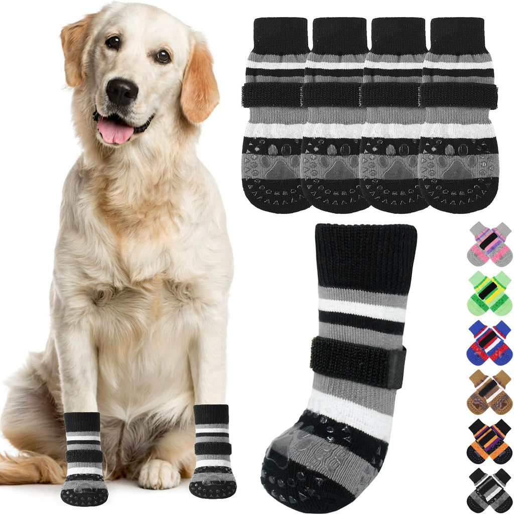 Kooltail dog socks front view on dog paw