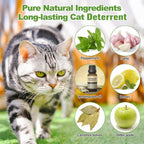 Green cat repellent balls with organza bags for garden use