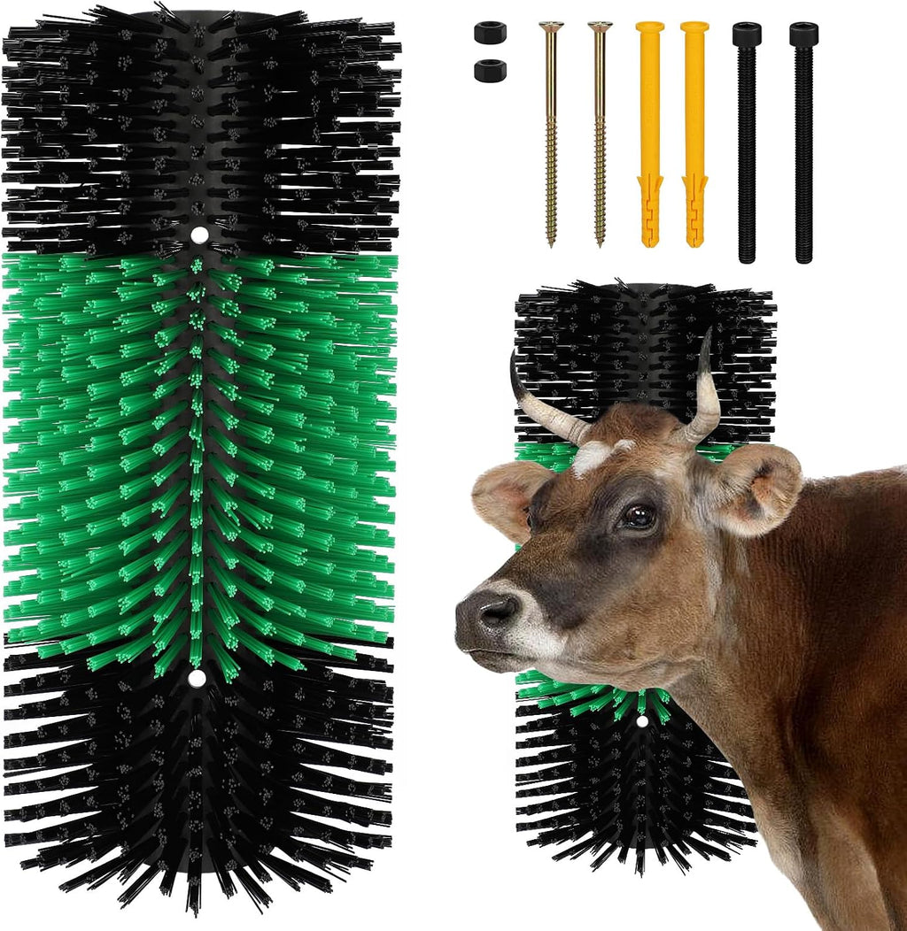 ZhuoÂ·LeLe livestock scratching brush front view black and green