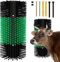 ZhuoÂ·LeLe livestock scratching brush front view black and green