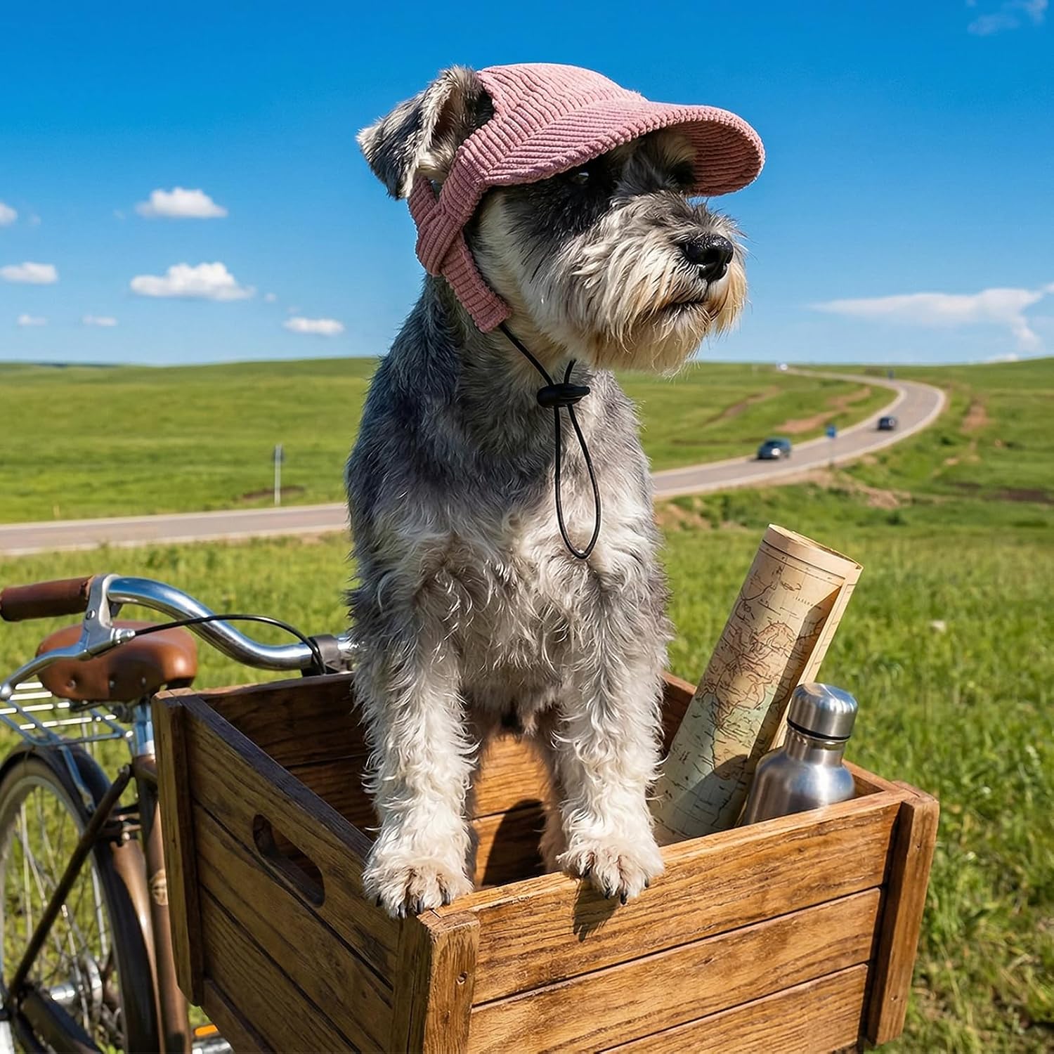 Breathable mesh material texture of Rbenxia pet hat