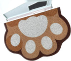 Cute Cat Litter Mat 24"x16", Litter Box Mat, Litter Trapping Mat, Soft on Kitty Paws, Easy Clean, Anti Slip, Pet Accessories, Door Floor mats - Grey Pink - Image 9