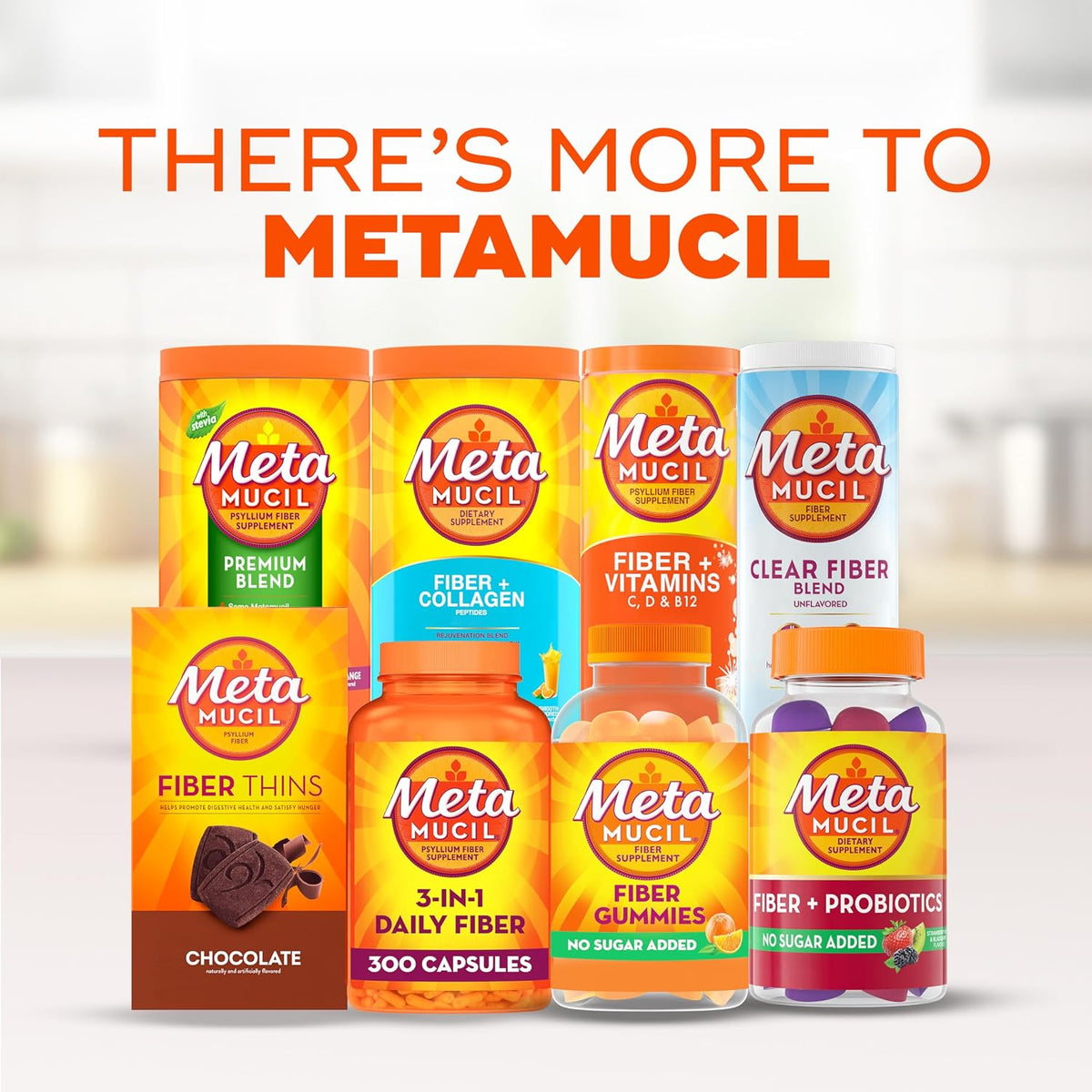Metamucil fiber gummies lifestyle and product display