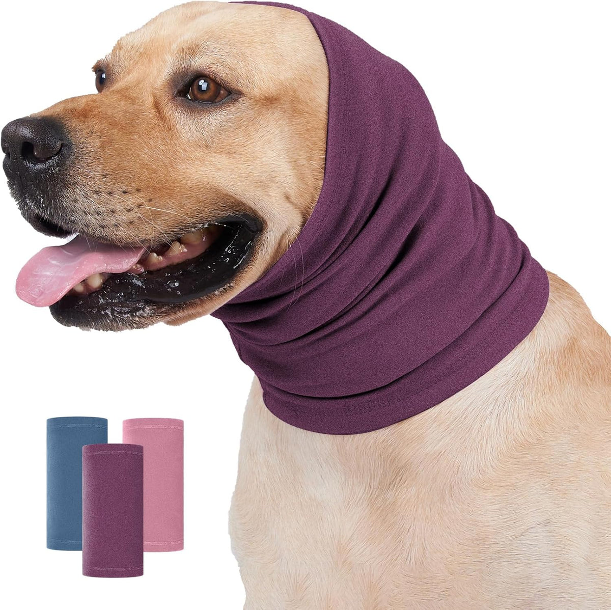 Nanaki Dog Calming Hoodie Quiet Head Cover Sleeves-Ear Covers Hood for Noise Bath, The Grooming and Force Drying Head Protection for Anxiety Relief and Calming Dog Neck and Ear Warmer, Fireworks 1Pack - Image 13