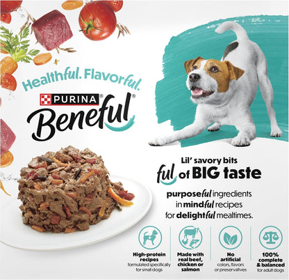 Beneful Purina Small Breed Wet Dog Food Variety Pack,IncrediBites with Real Beef,Chicken and Salmon - 3 Oz. Cans,(Pack of 60) - Image 10