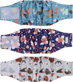 Wegreeco male dog incontinence bands texture close up details