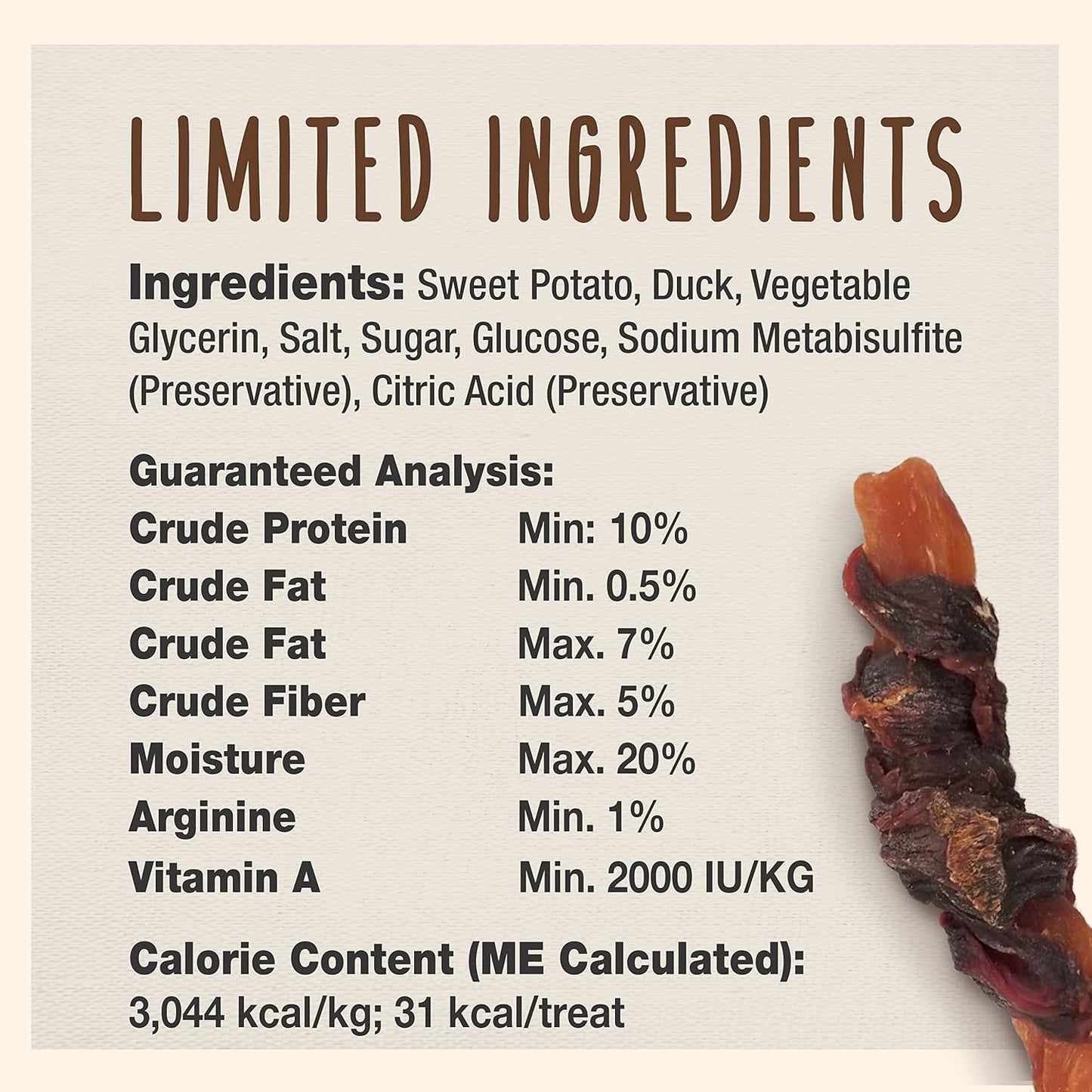 Side view of Cadet gourmet natural dog training treats
