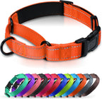 Martingale Collar for Dogs with Quick Release Buckle, Reflective Soft Padded & Escape Proof, Adjustable Nylon Dog Collars for Training & Daily Walking (Hotpink,M) - Image 12