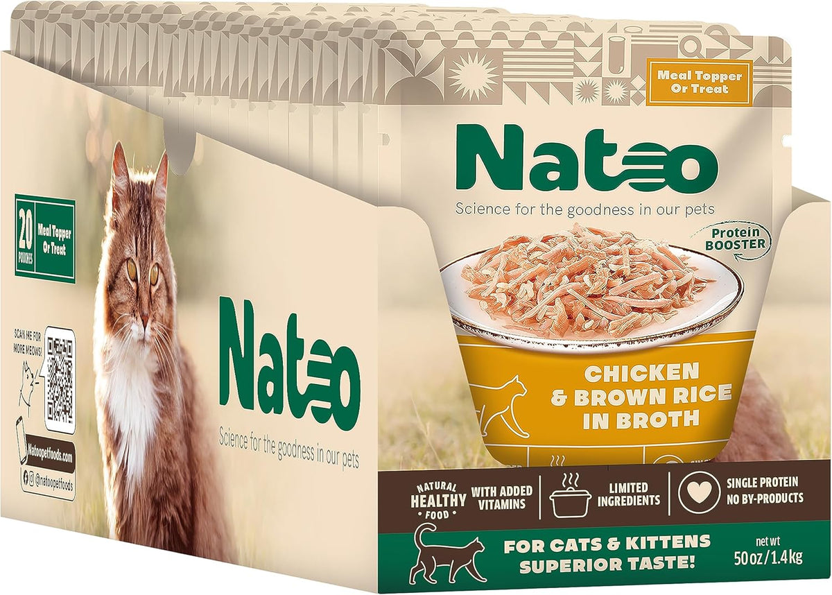 NATOO Cat Food Topper, Salmon & Pumpkin, 2.4 oz, Case of 20 | For Picky Eaters, Healthy Soft Treat, Wet Food with Gravy, High Protein, Limited Ingredient - Image 9