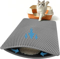 Xuanyaente double layer honeycomb cat litter mat front view grey
