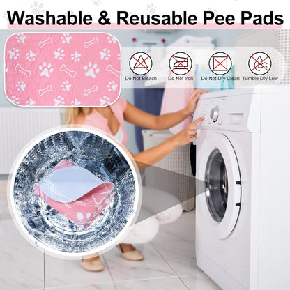 Beautyzoo washable pee pad placed inside a pet crate.