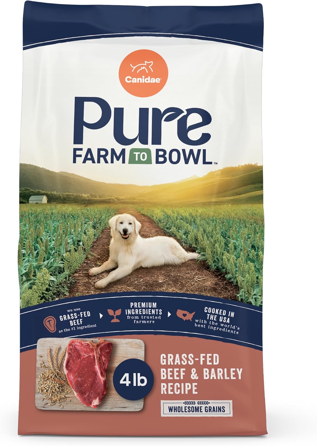 Canidae Pure Farm to Bowl Dry Dog Food - Balanced Nutrition for Adult Dogs - Limited Ingredient Formula - Wholesome Grains - 22 lb - Wild-Caught Salmon & Barley Recipe - Image 15