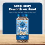 Blue Buffalo Bursts Paw-Lickin' Chicken Crunchy & Creamy Cat Treats, Great for Training, Made with Real Chicken Natural Cat Treats Enhanced with Vitamins, Minerals & Other Nutrients, Tub 12 oz. - Image 10