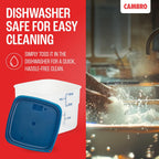 Professional kitchen food prep using Cambro storage system