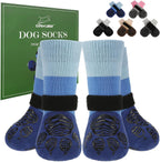EXPAWLORER Anti Slip Dog Socks to Prevent Licking Paws, Dog Shoes for Hot Pavement Walk, Dog Booties for Hardwood Floors, Dog Boots & Paw Protectors with Grippers for Small Medium Large Senior Dogs M - Image 10