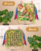 Erkoon bird toy seagrass climbing wall hanging accessory