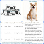 Breathable cotton fabric texture of pet sun visor