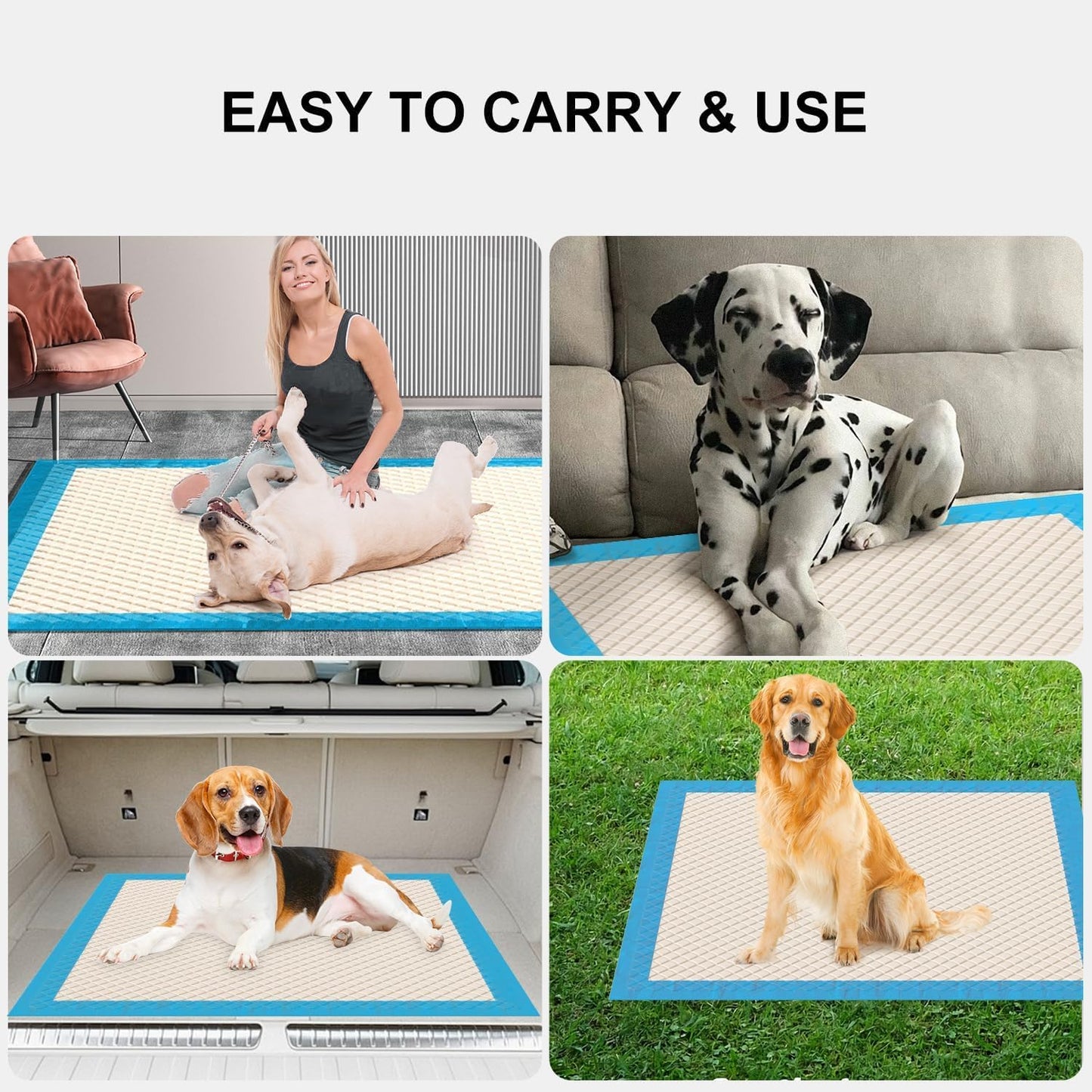 Gardner Pet odor control dog training sheet multi pet application view